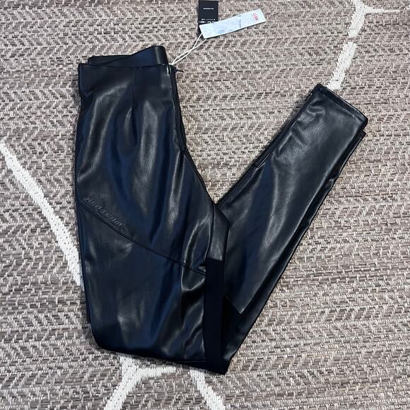 Smoke Rise Faux Leather Pants Womens Sz Small - Picture 1 of 6